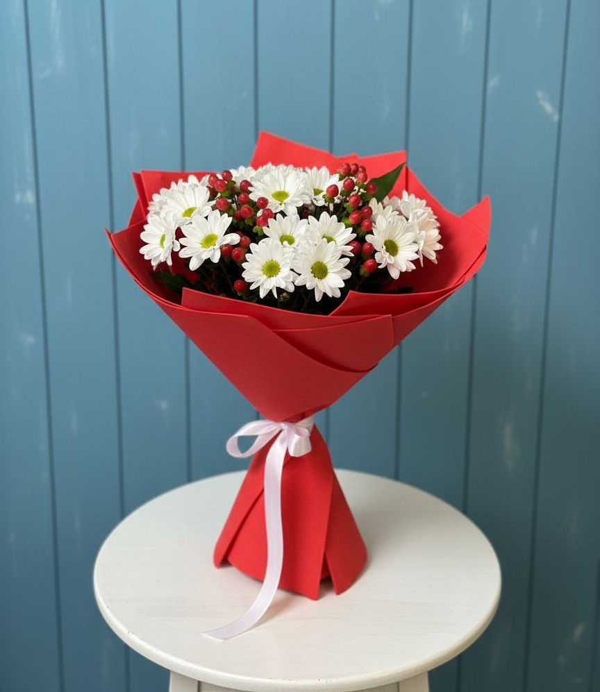 Букет цветов из: Хризантемы в Яблоновском