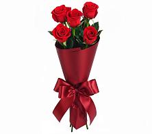 Букет 5 Красных роз Эдлесс Лав в Яблоновском