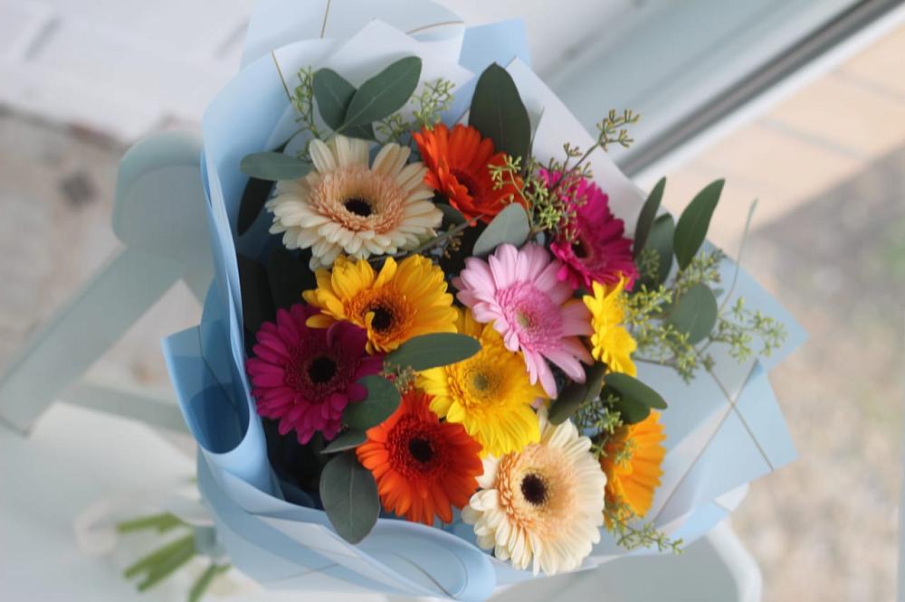 Букет цветов из: Герберы в Яблоновском