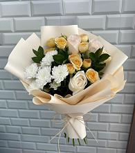 Букет цветов из:  Розы и Хризантемы в Яблоновском