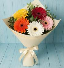 Букет цветов из:  Герберы в Яблоновском