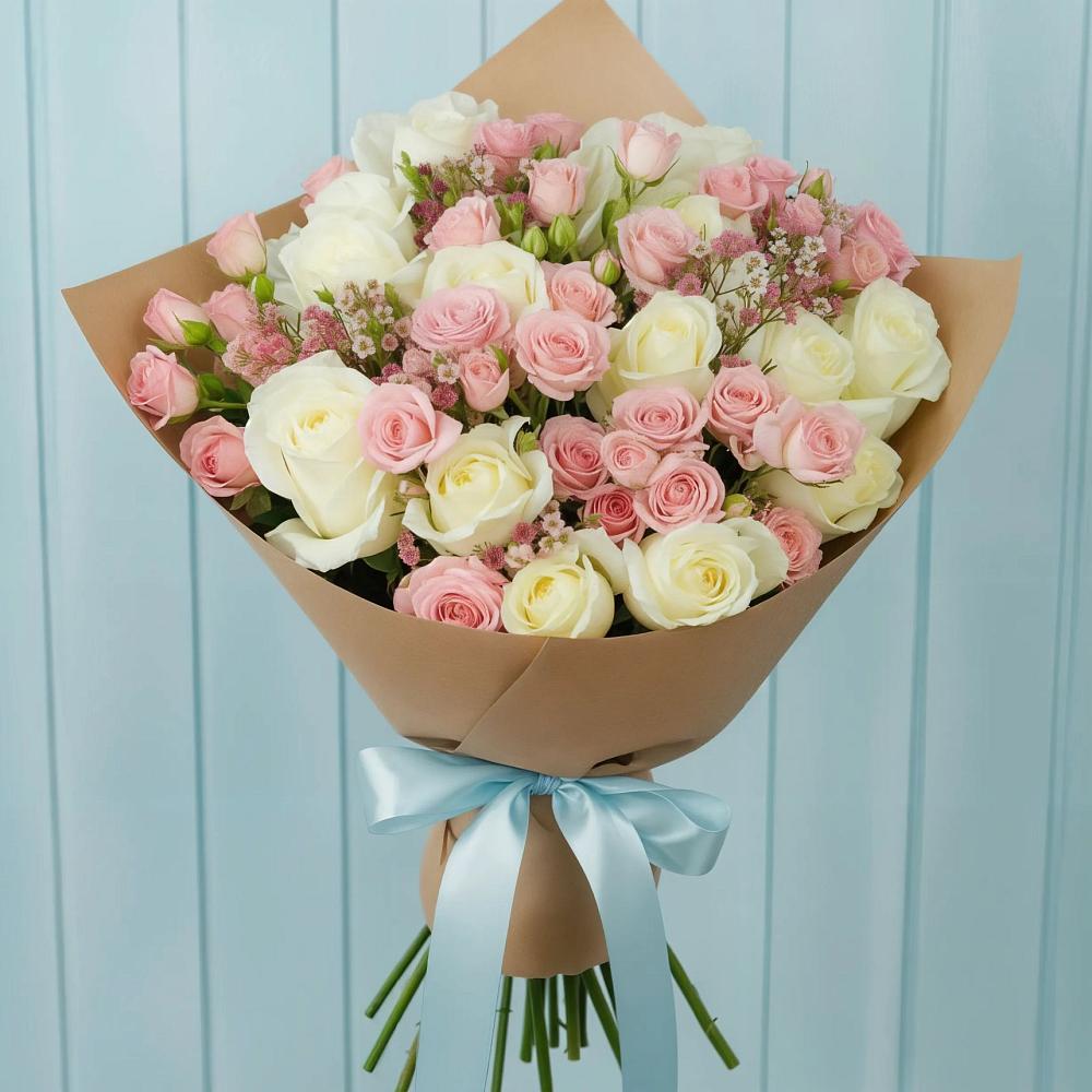 Букет цветов из: Розы в Яблоновском