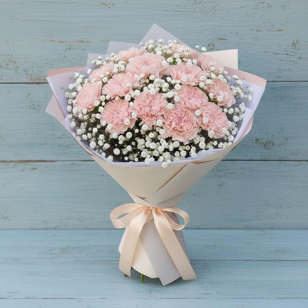 Букет цветов из: Гвоздики в Яблоновском