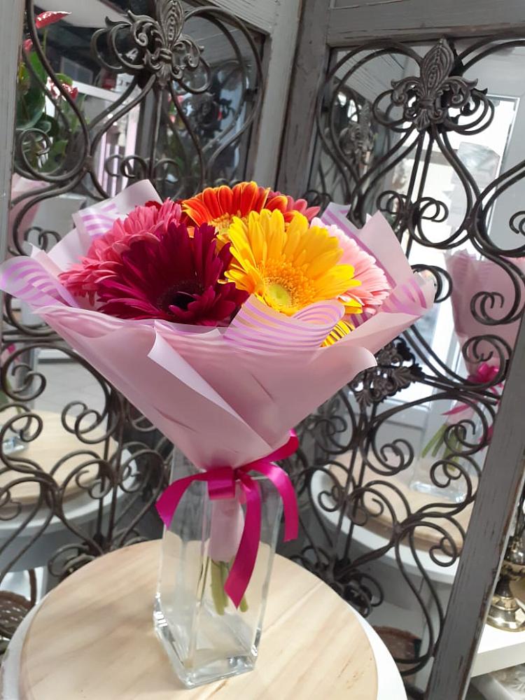 Букет цветов из: Герберы в Яблоновском