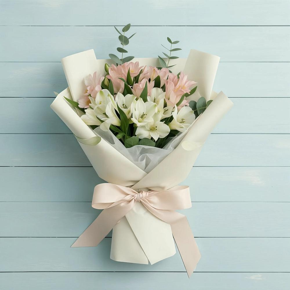 Букет цветов из: Альстромерии в Яблоновском