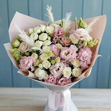 Букет цветов из:  Альстромерии и Розы в Яблоновском